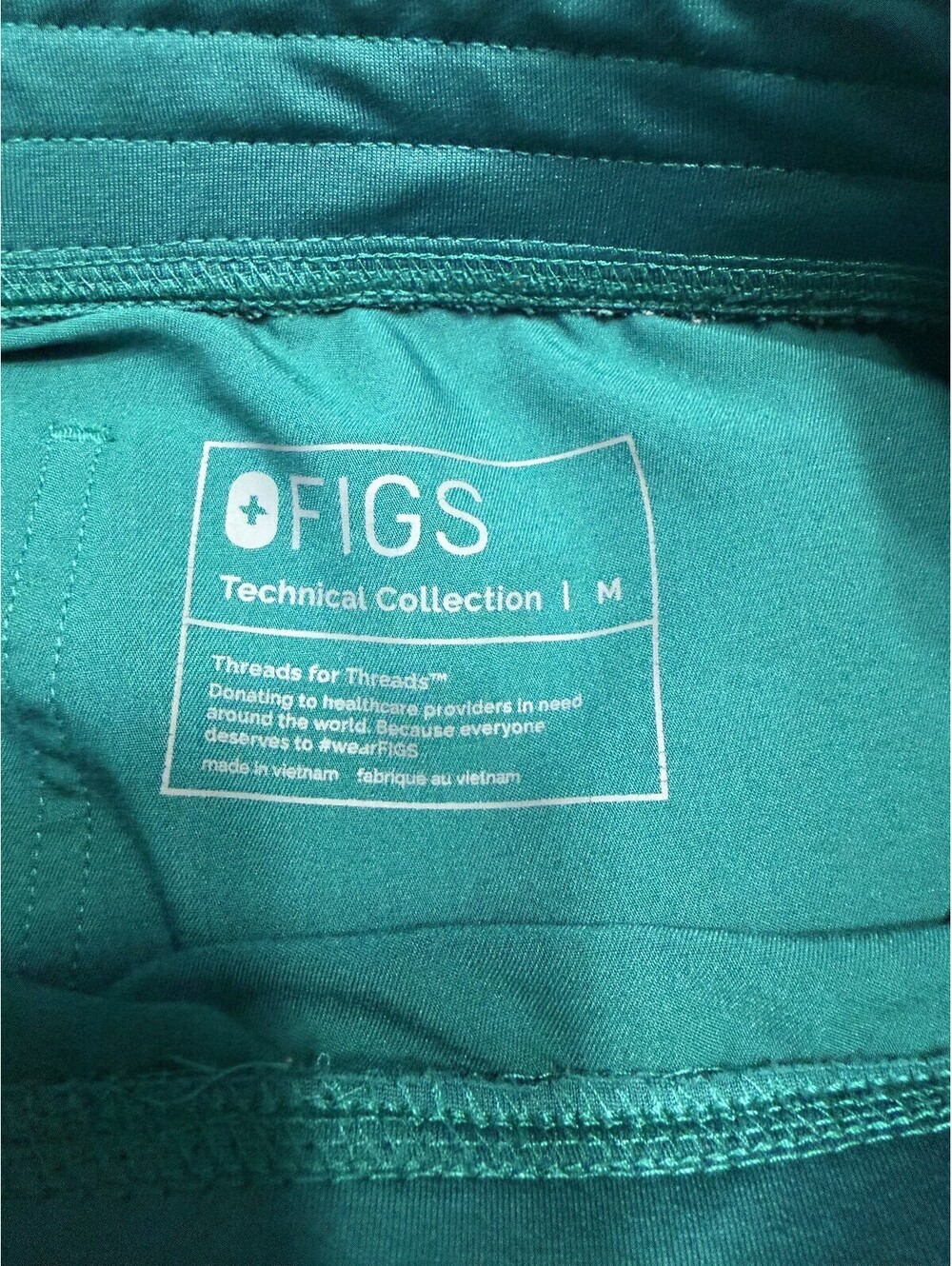FIGS Livingston Basic Scrub Pants – Forest Green – Size M 🌲💚 - Picture 5 of 6